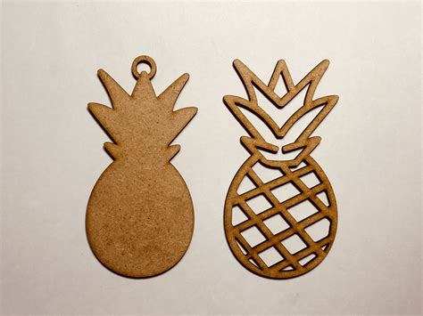 Laser Cut Pineapple Layered Shape For Crafts Door Hanger Svg Dxf Cdr Ai