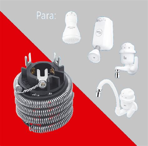 Resistência 127V 5 200W 3 Temperaturas para Chuveiros variados