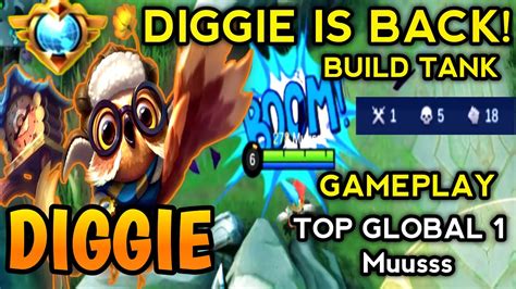 BEST GAMEPLAY TOP GLOBAL DIGGIE BY Muusss DIGGIE BUILD TANK