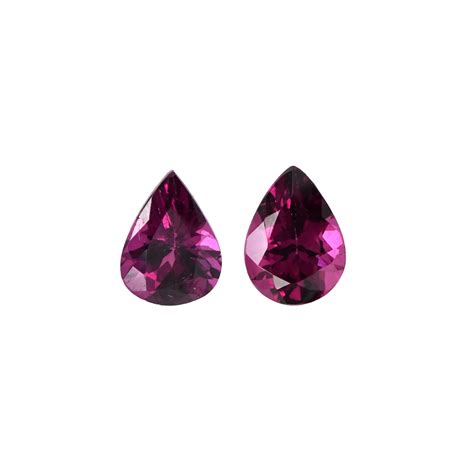 Buy Raspberry Garnet Pear Shape X Mm Matching Pair Approximately