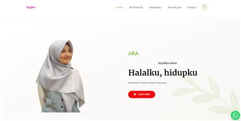 Jasa Pembuatan Toko Online Asyafina Store