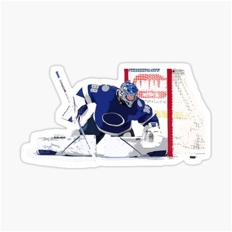 Andrei Vasilevskiy Sticker For Sale By Raffrasta Redbubble