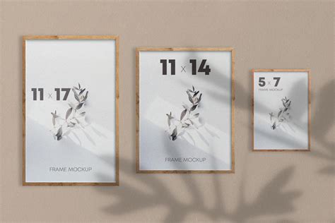 Free Poster Frames Mockup - PixelsDesign