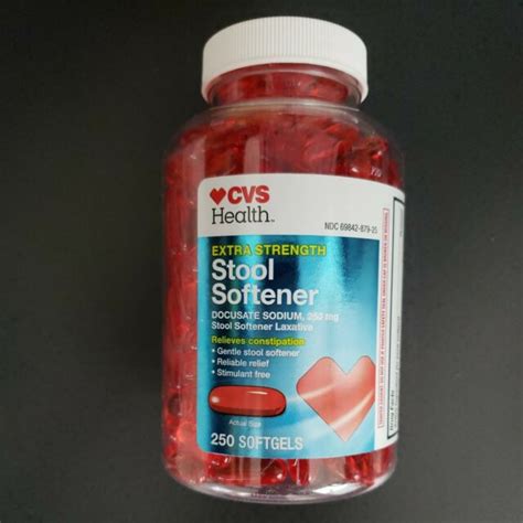 CVS Health Extra Strength Stool Softener 250mg 500 Softgels For Sale