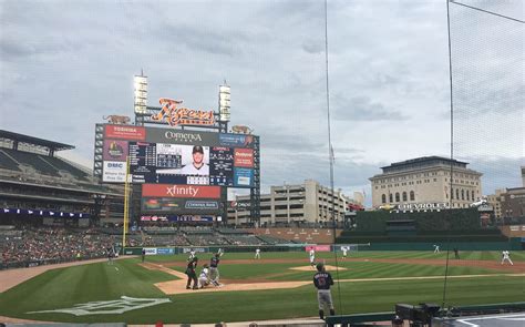 Seating Chart Rows At Comerica Park Elcho Table