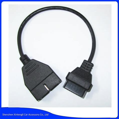 Diagnostic Extension Cable 12 Pin To 16 Pin Female Obd1 Obd2 Connect Adapter Buy Diagnostic