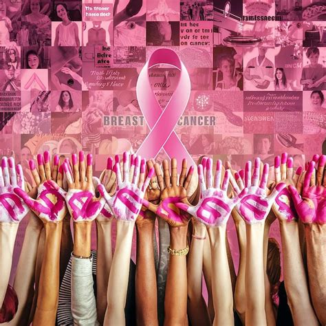 Breast Cancer Awareness Month Goes Global Premium Ai Generated Image