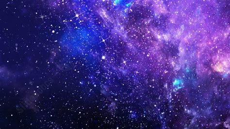 Purple Nebula Blue Stars Nature Dark Powerpoint Background For Free ...