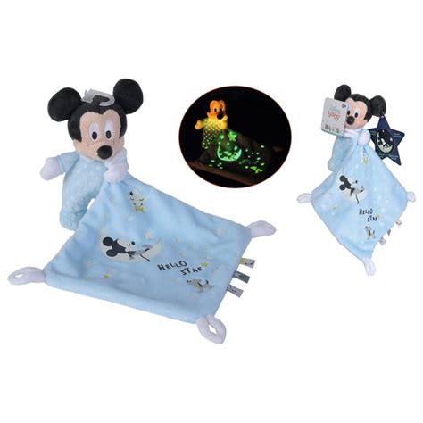 Mickey Doudou Phosphorescent Smyths Toys France