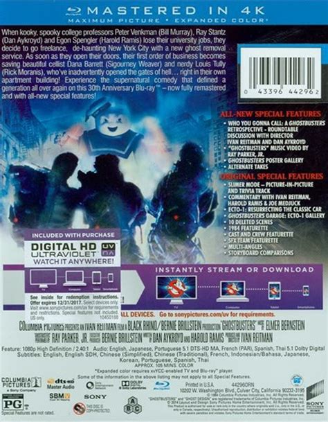 Ghostbusters (Blu-ray + UltraViolet) (Blu-ray 1984) | DVD Empire