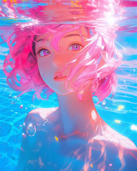 Artstation Vaporwave Girls