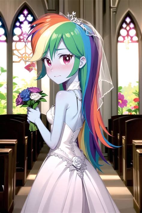 Rainbow Dash - wedding dress #2 by QuantumReel on DeviantArt