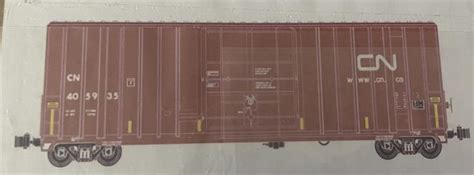 CN Brown Gunderson 50 Feet Hi Cube Box Car 1 29