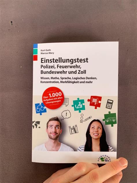 Einstellungstest Polizei Feuerwehr Bundeswehr Und Zoll Fit F R Den