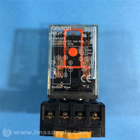 Omron Mk P S Relay Vac Vdc A Ims Supply