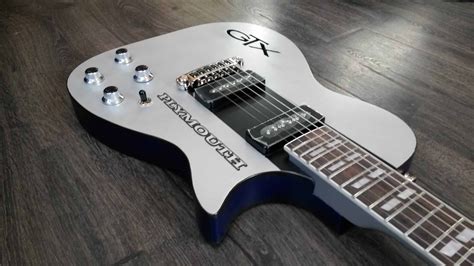 Plymouth Gtx Car Themed Guitar Buffed Silver Custom Guitars