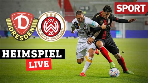 Ab 14 Uhr Dynamo Dresden Wehen Wiesbaden Live Livestream