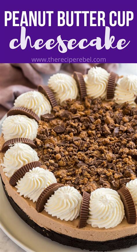 No Bake Peanut Butter Cup Cheesecake VIDEO The Recipe Rebel