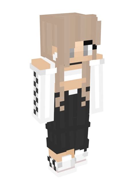 Minecraft Aesthetic Skins Layout For Girls