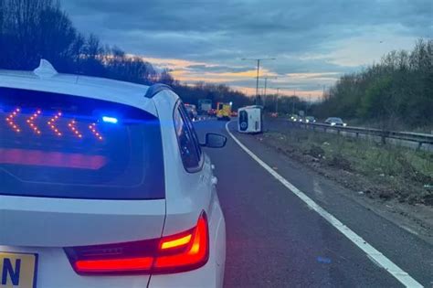 Van Flips Onto Its Side In Two Vehicle Crash Gloucestershire Live