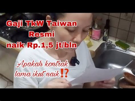 Vlog Tkw Taiwan Gaji Sah Naik Sektor Informal YouTube