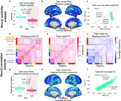 Variability And Correlations Decrease During Task States In Human Fmri