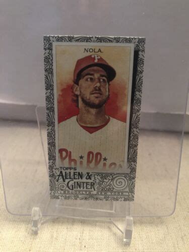 Topps Allen Ginter S Mini Black Aaron Nola For Sale Online