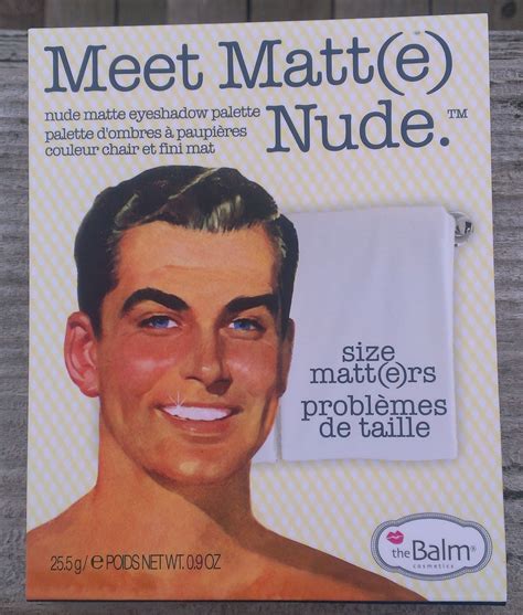 There S Always Time For Lipstick The Balm Meet Matt E Nude Palette