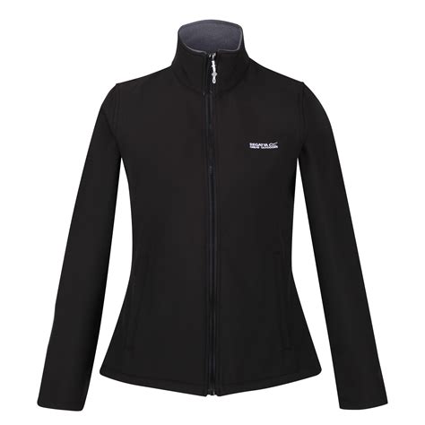 Womensladies Connie V Softshell Walking Jacket Black Regatta Decathlon