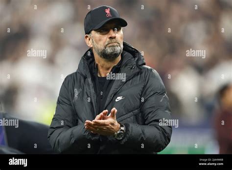 Paris Liverpool Fc Coach Jurgen Klopp During The Uefa Champions