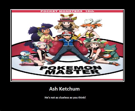 Ash Ketchum Pokemon Master Poster by MarioLuigi25 on DeviantArt