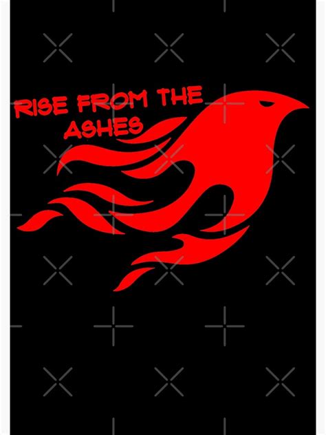 Phoenix Rise From The Ashes Logo Poster For Sale By Trailblaxer