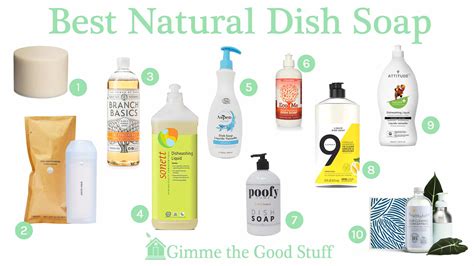 Natural Dish Soap Guide Best Natural Soap Gimme The Good Stuff