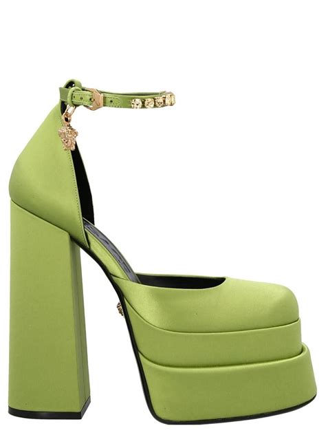 Versace Medusa Aevitas Pumps It Green Court Shoes Funky Shoes