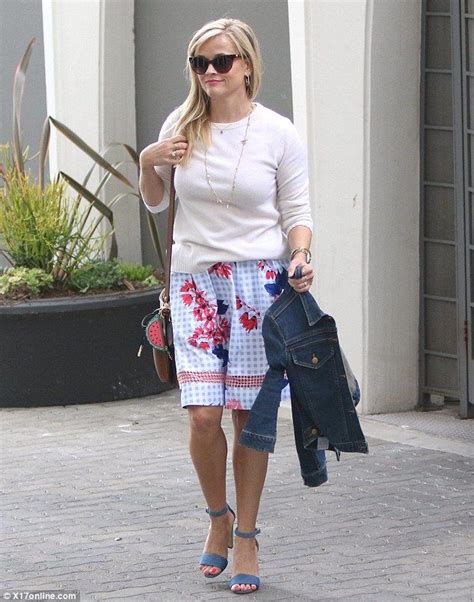 Reese Witherspoon Ushers In Summer With A Red White And Blue Skirt