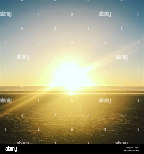 A sunset at Ocean Beach in San Francisco Stock Photo - Alamy