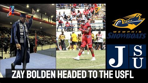 Zay Bolden Is The FIRST HBCU Player Drafted In The USFL YouTube