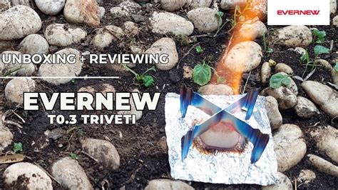 EVERNEW T0 3 TriveTi SOLID FUEL STOVE KOMPOR TITANIUM PARAFIN BAHAN