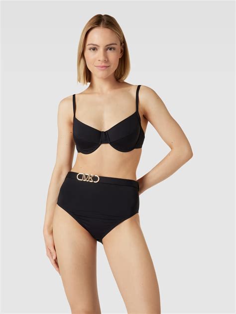 Kup Online Michael Michael Kors Figi Bikini Z Wysokim Stanem I