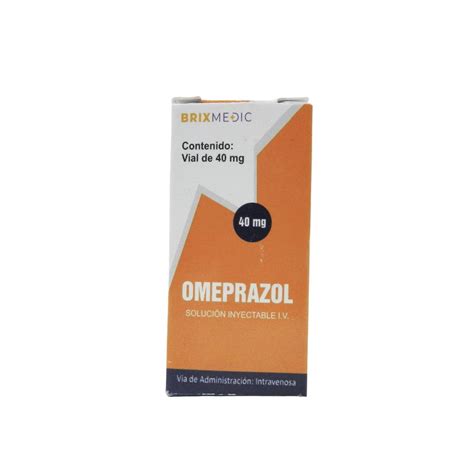 Omeprazol Mg Soluci N Inyectable I V Brix Medic Productos