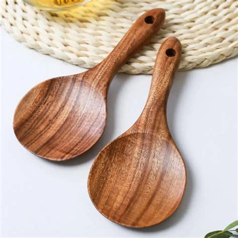 Cuchara De Madera Para Arroz Cuchara De Paleta De Arroz Cuchar N De