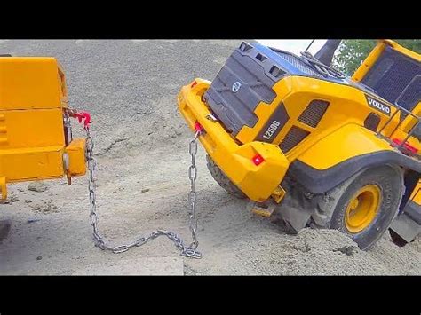 Biggest Rc Construction Site Heavy Rc Vehicles Work Real Volvo Wheel