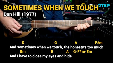 Sometimes When We Touch Dan Hill Easy Guitar Chords Tutorial With