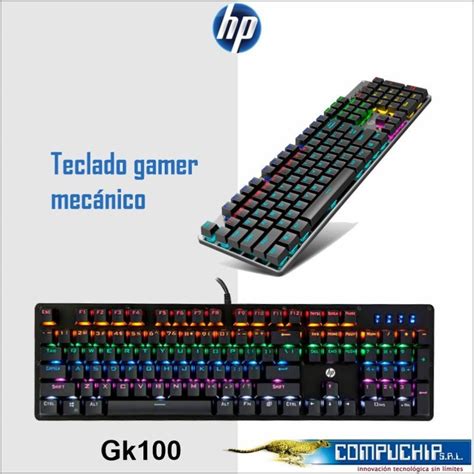 Teclado Mecanico Gamer Hp Black Gk