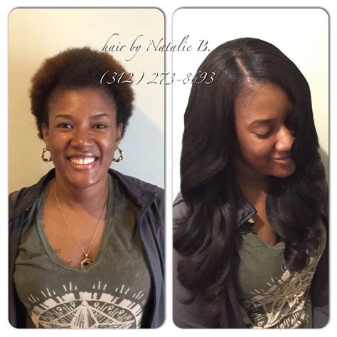 Before And After😍😍😍 Flawless Sew In Hair Weaves By Natalie B Ig Iamhairbynatal