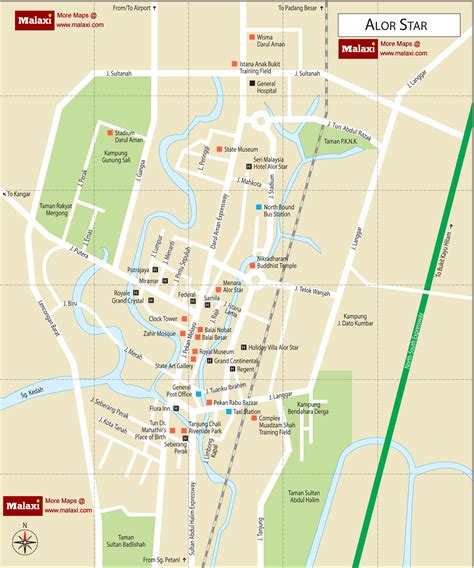 Kedah Alor Star Map - Location map - Alor Star Peta in Malaysia