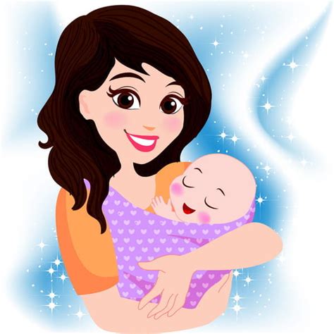 Ilustrasi Vektor Ibu Dan Bayi Rubah Svg Eps Ai Uidownload