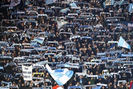 Lazio Fans Cheer Their Team During Editorial Stock Photo - Stock Image ...