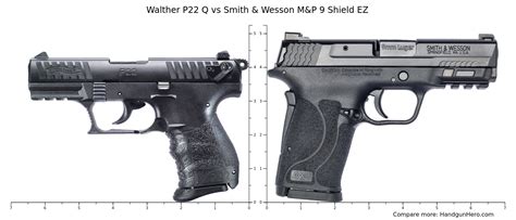 Walther P22 Q Vs Smith Wesson M P 9 Shield Plus Vs Smith Wesson M P