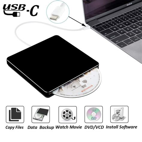 External Cd Drive Nolyth Slot In Usb C Cd Dvd Rw Drive Slim Cd Dvd